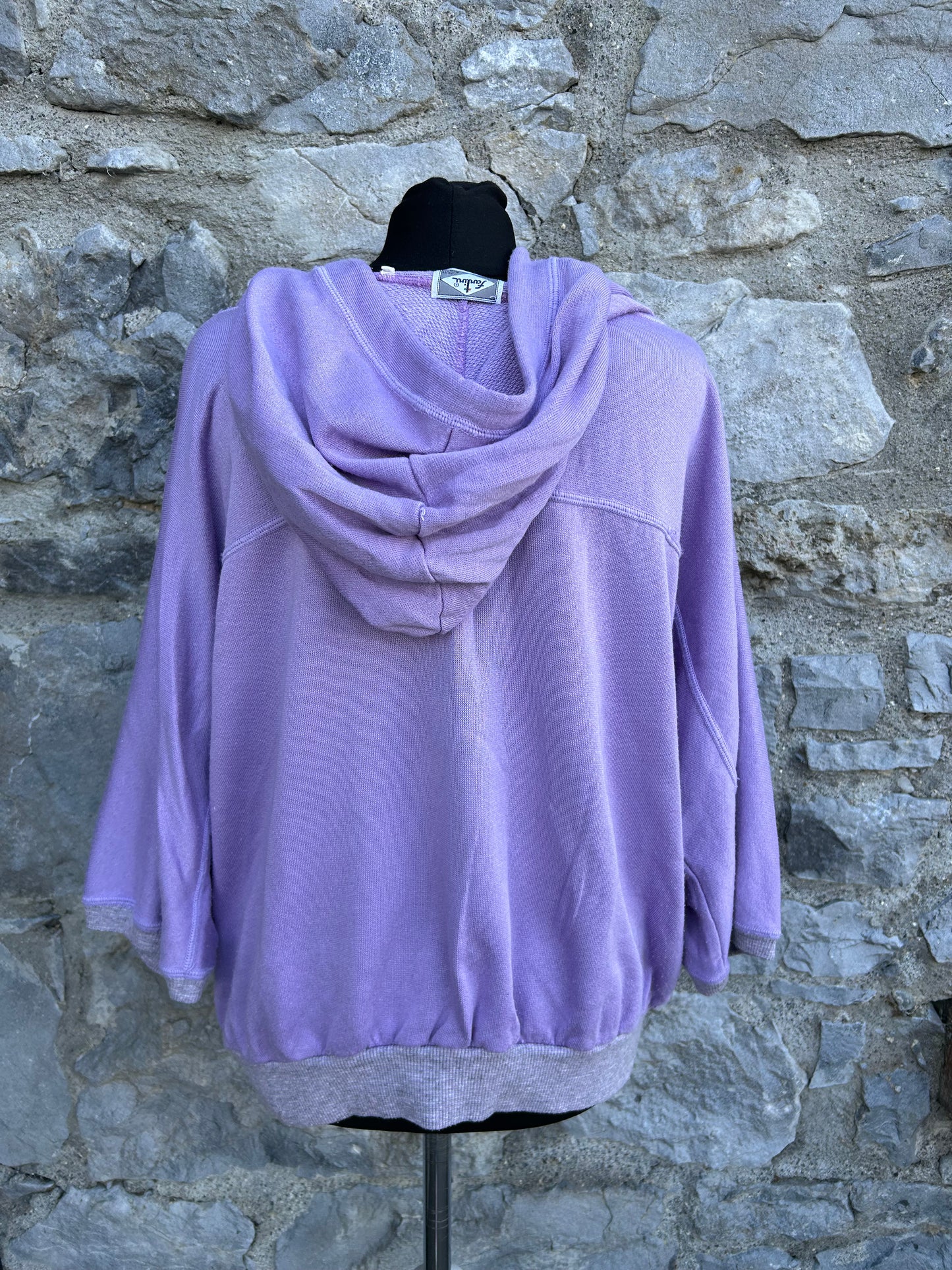 80s lilac hoodie uk 14-18