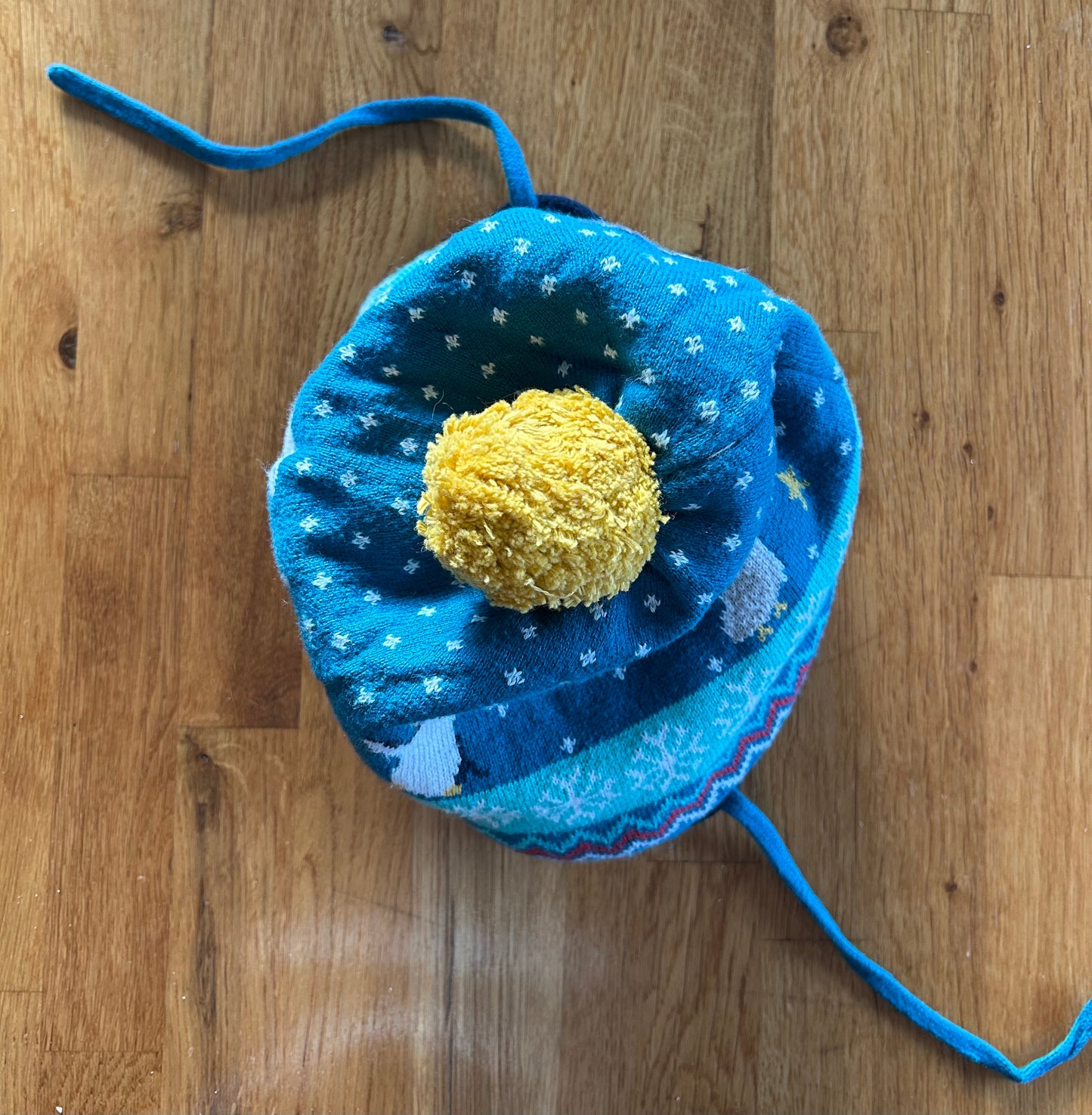 Hat&mittens penguin set  12-24m (80-92cm)