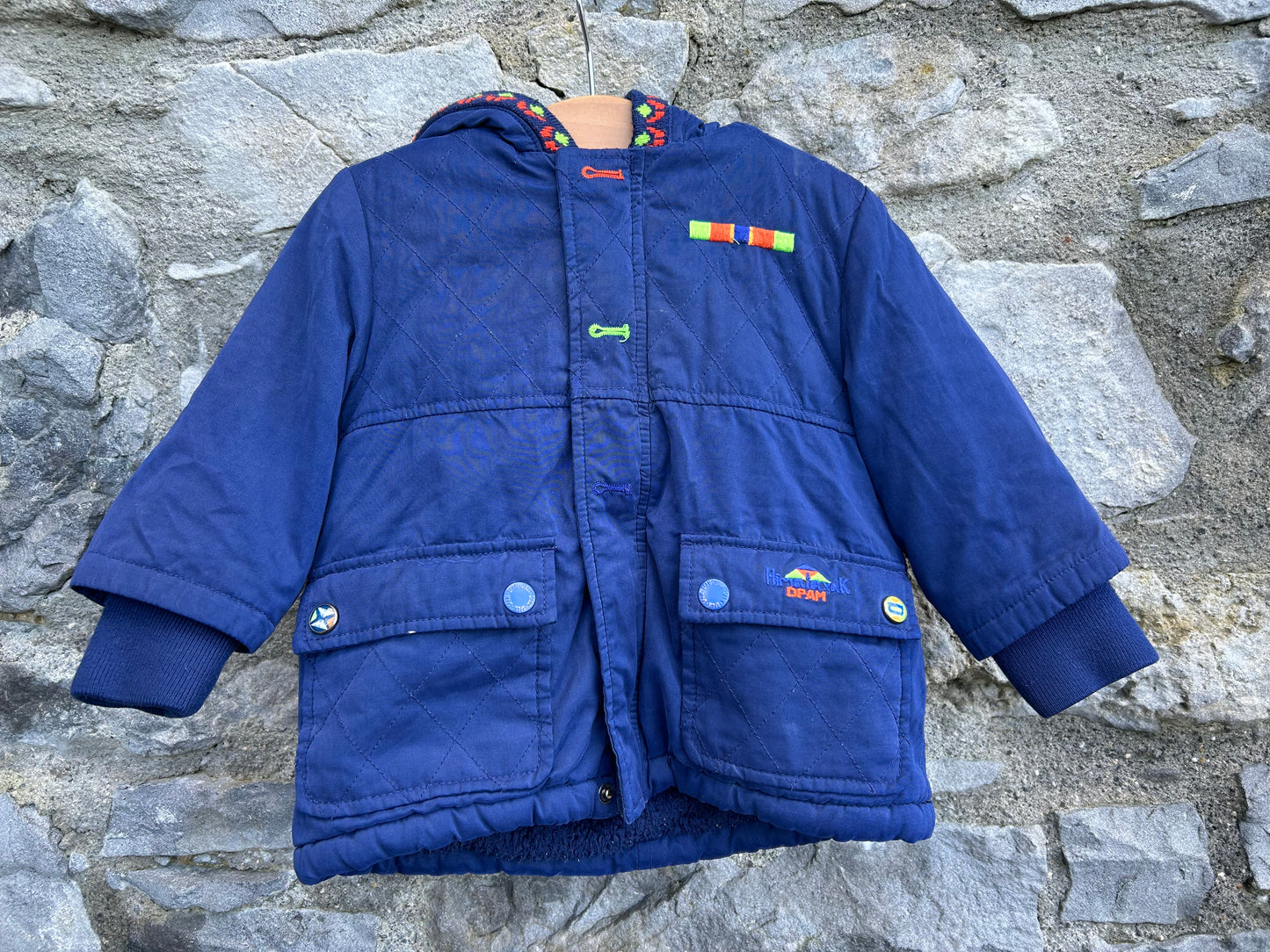 Navy jacket  9-12m (74-80cm)