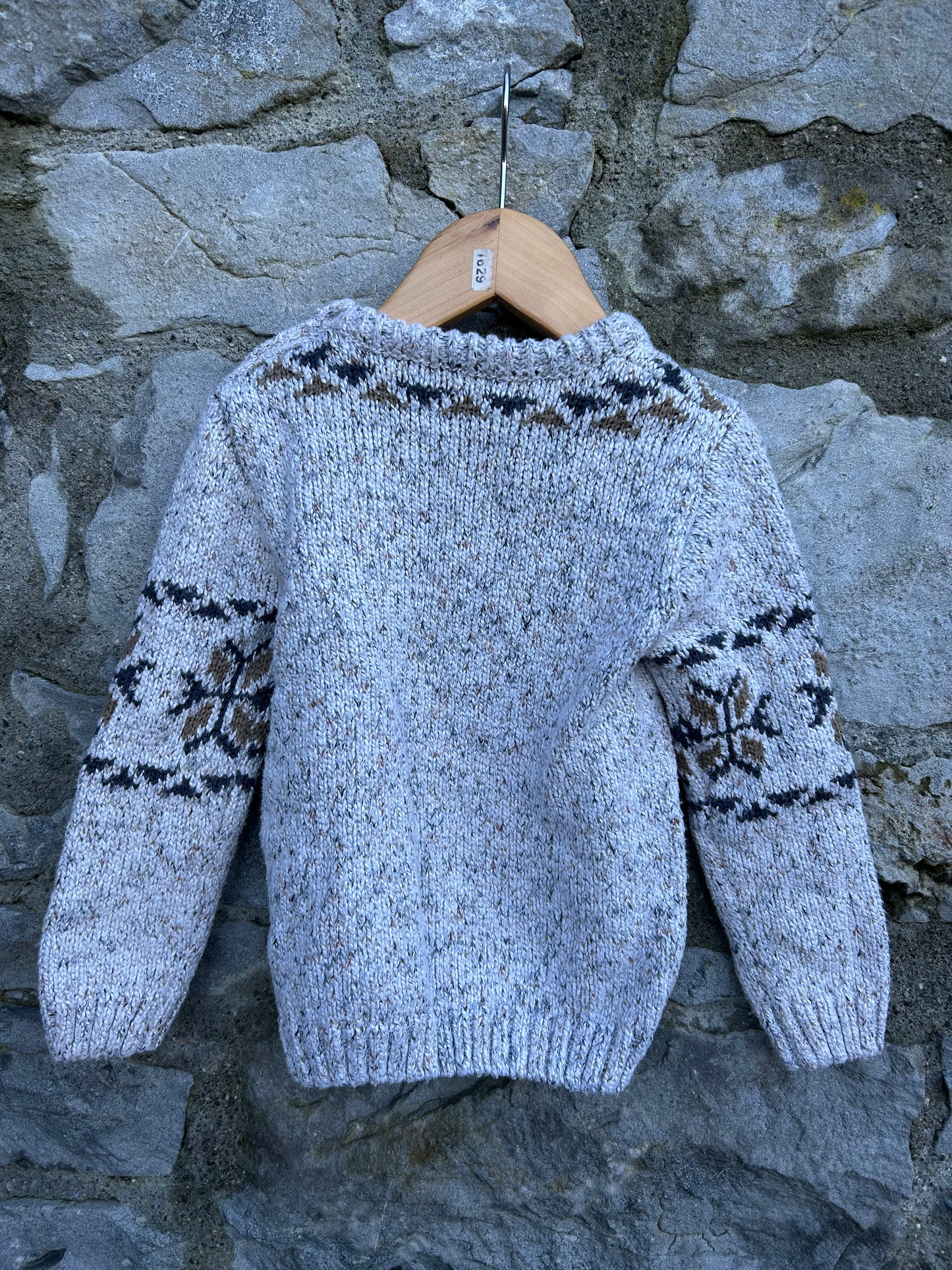 Rudolf grey jumper 3-4y (98-104cm)