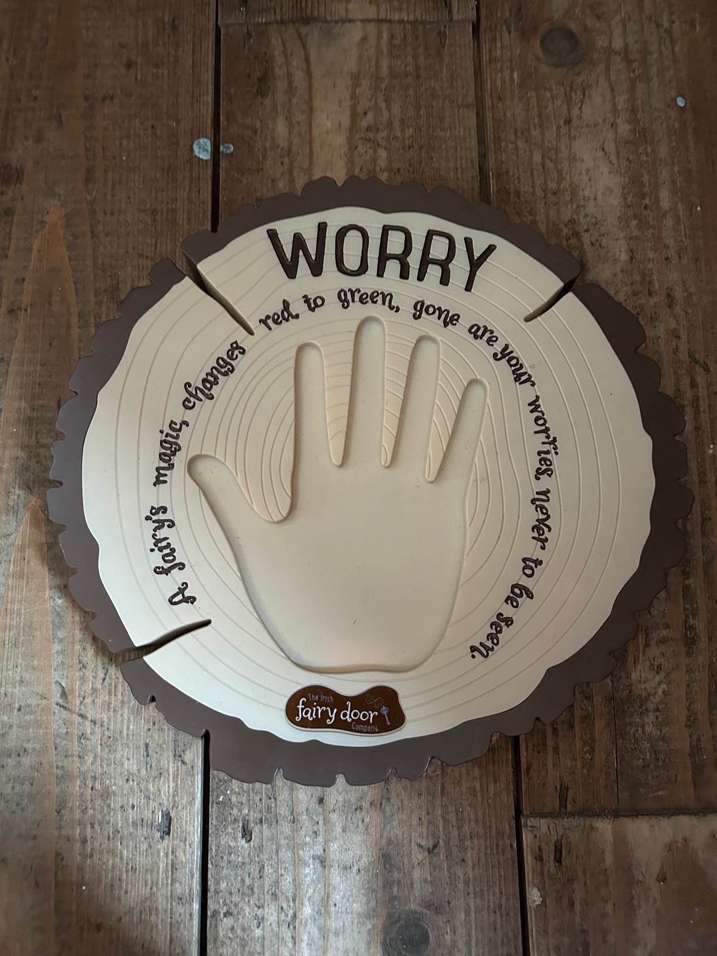 Interactive Worry Plaque