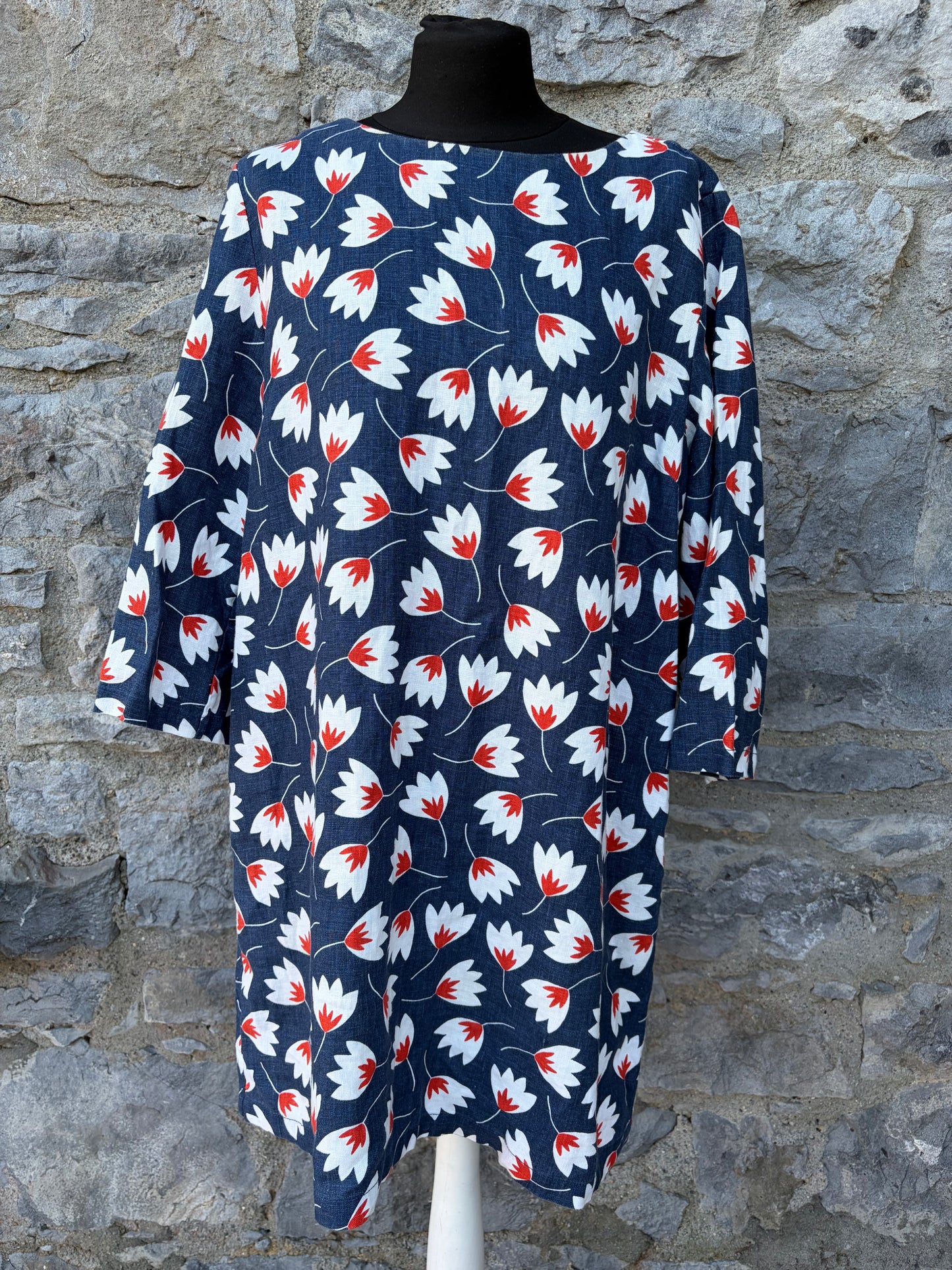 Sol Blaze floral navy tunic uk 14