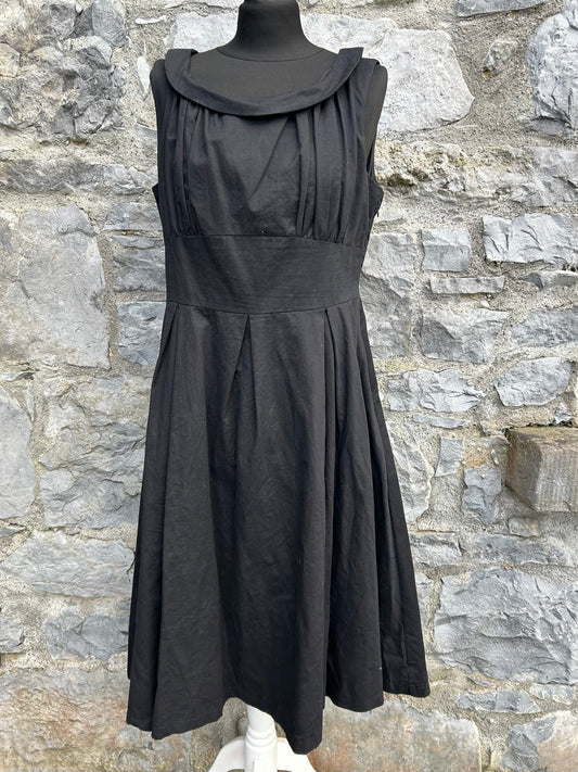 50s style black dress uk 14