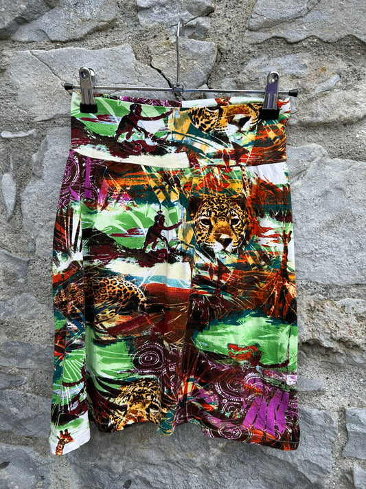 Colourful Jungle skirt  12y (152cm)