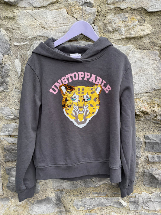 Unstoppable grey hoodie  11-12y (146-152cm)