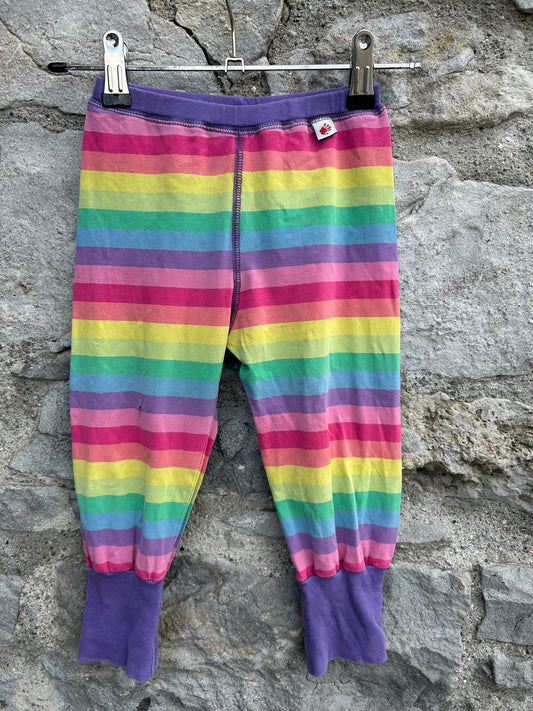 Rainbow stripy pants  12-18m (80-86cm)