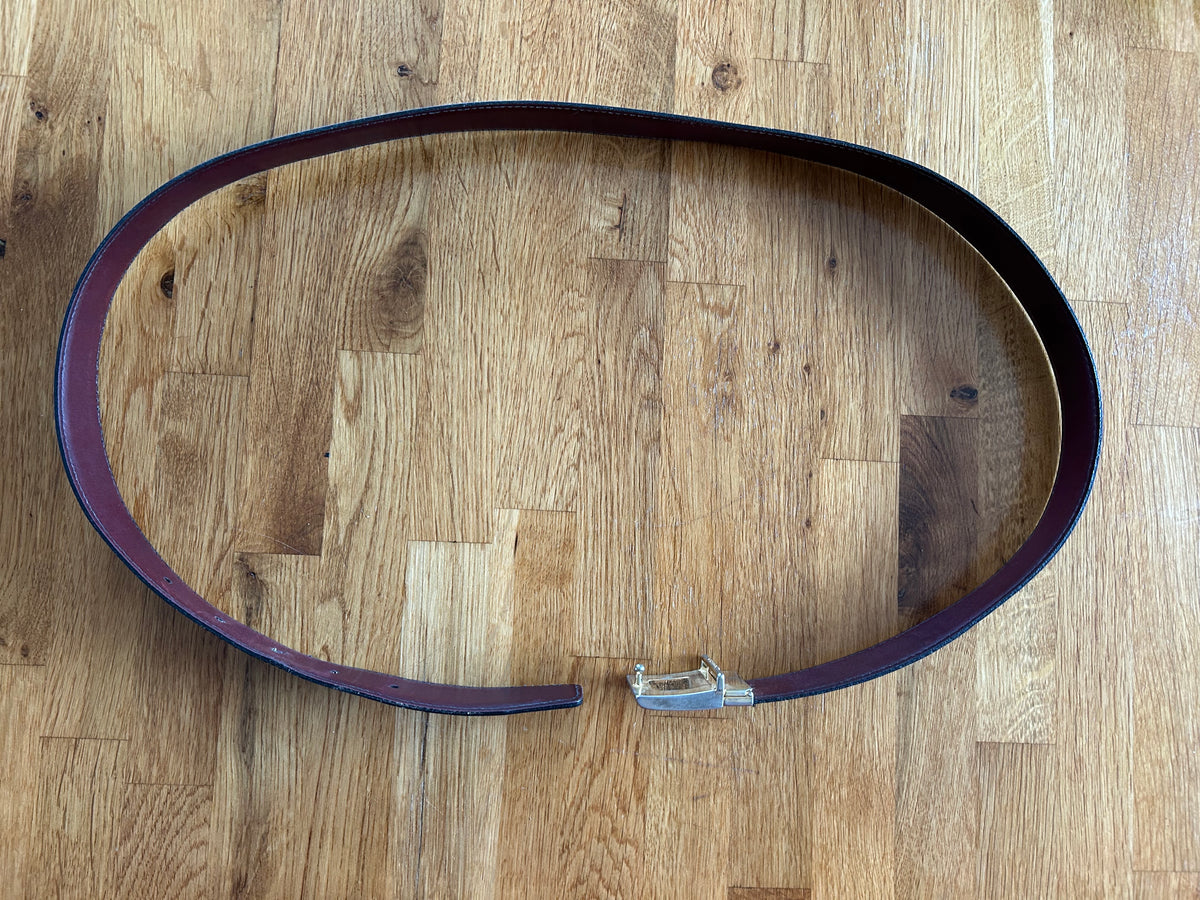 YSL leather belt