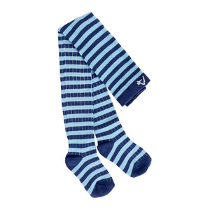 Alba Tights, Bonnie Blue Stripes   3-4y (98-104cm)