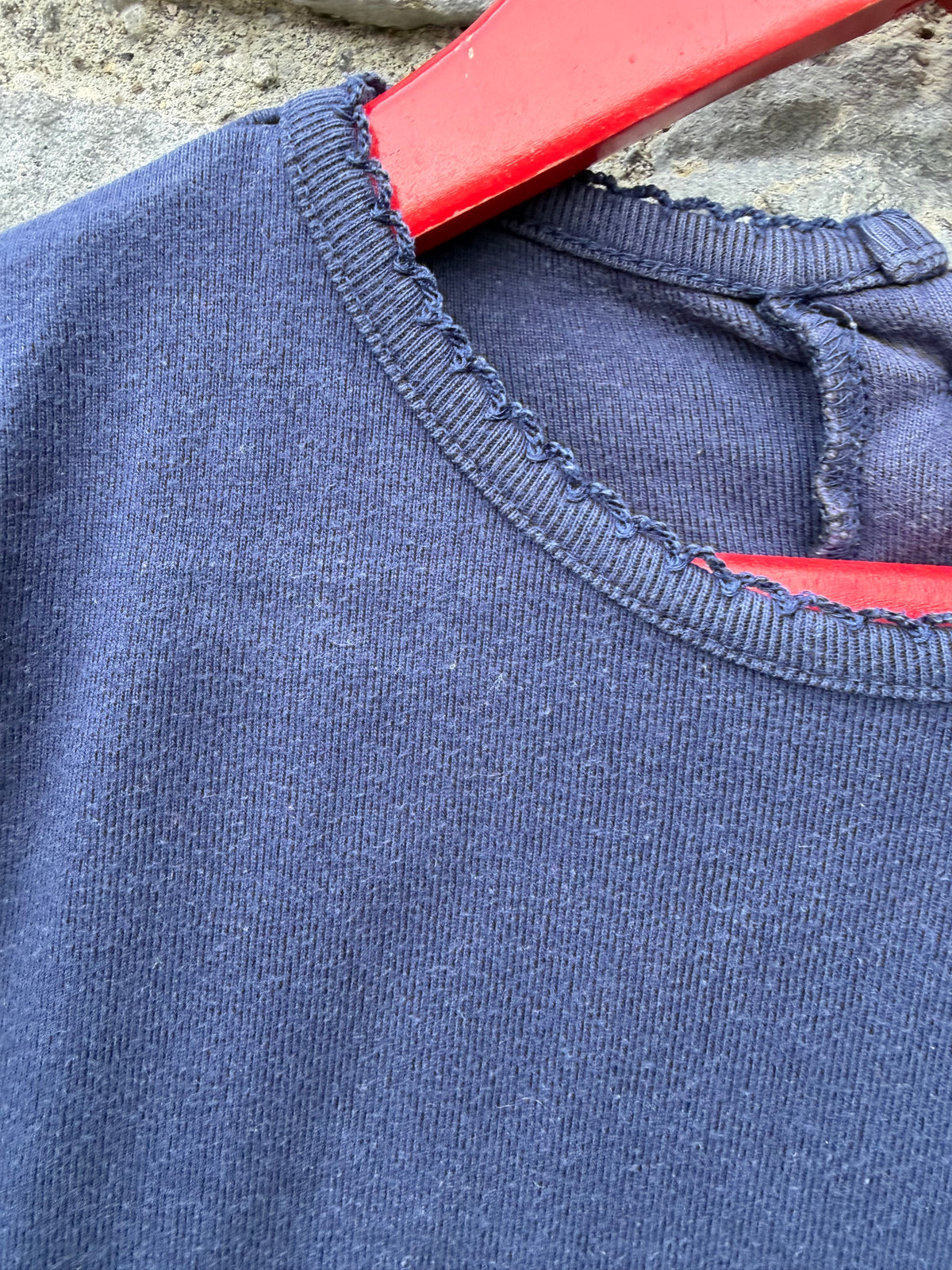 Navy top 5-6y (110-116cm)