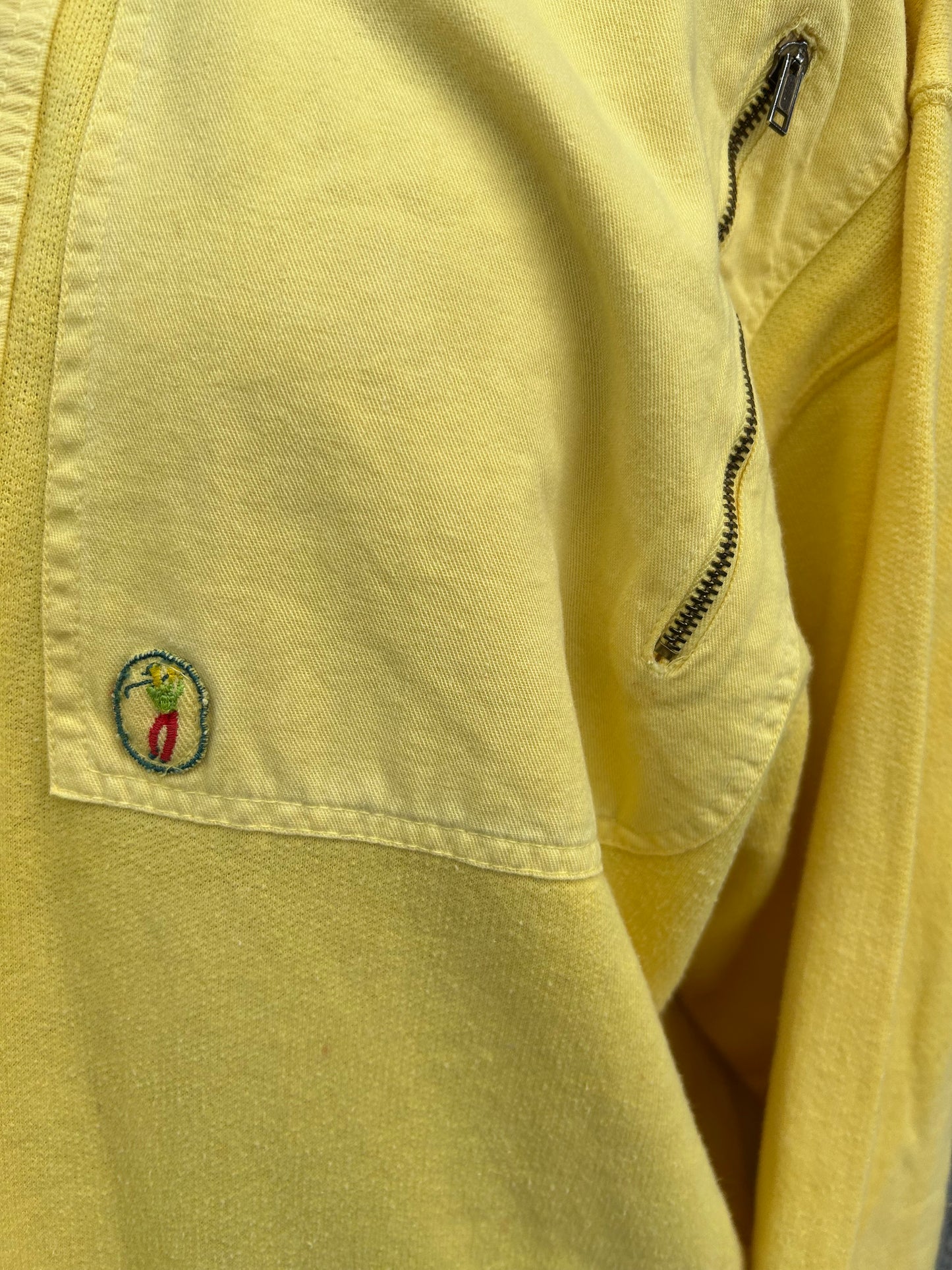 80s yellow golf sweatshirt Medium