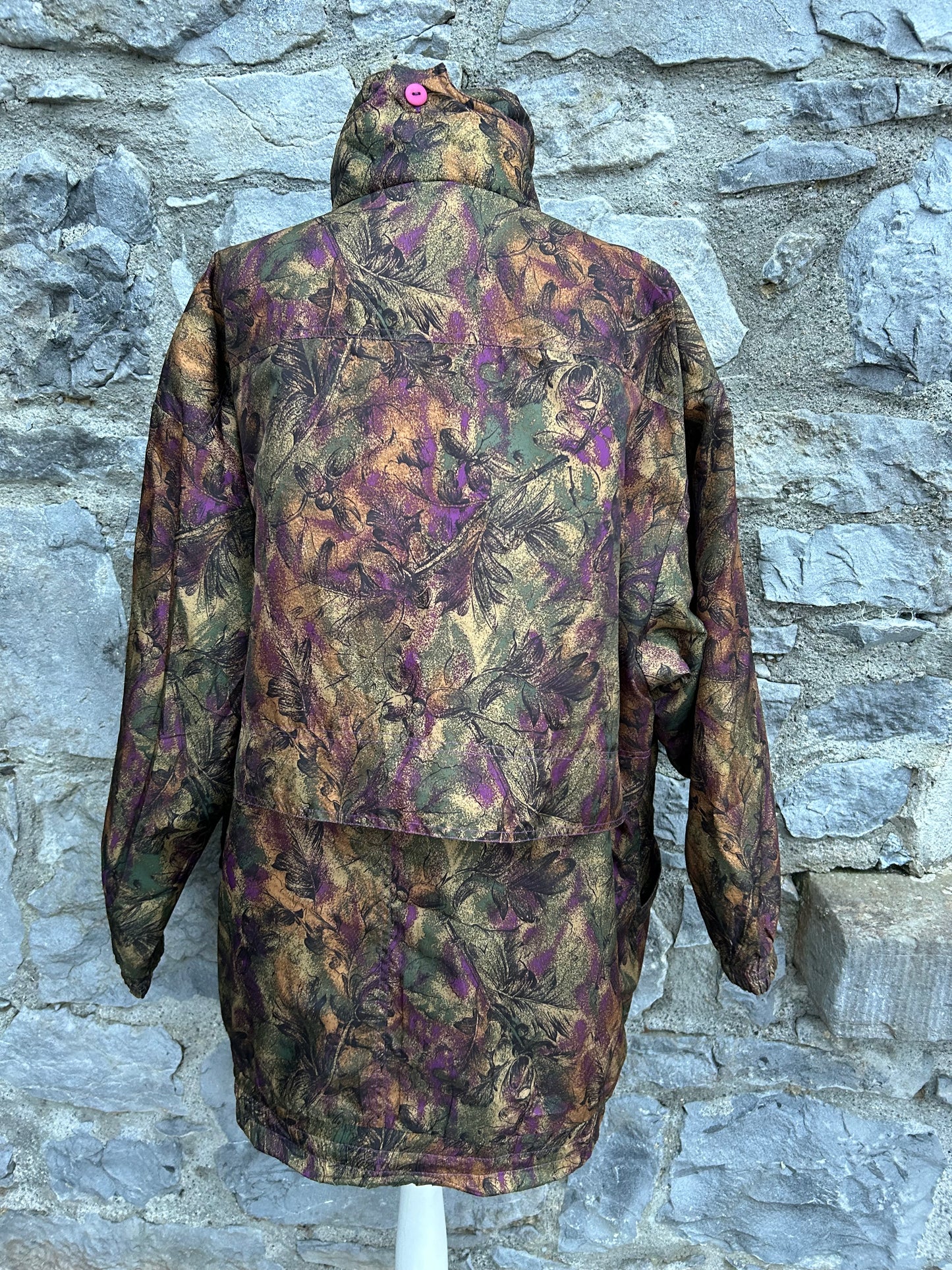 80s brown&purple jacket uk 16-18