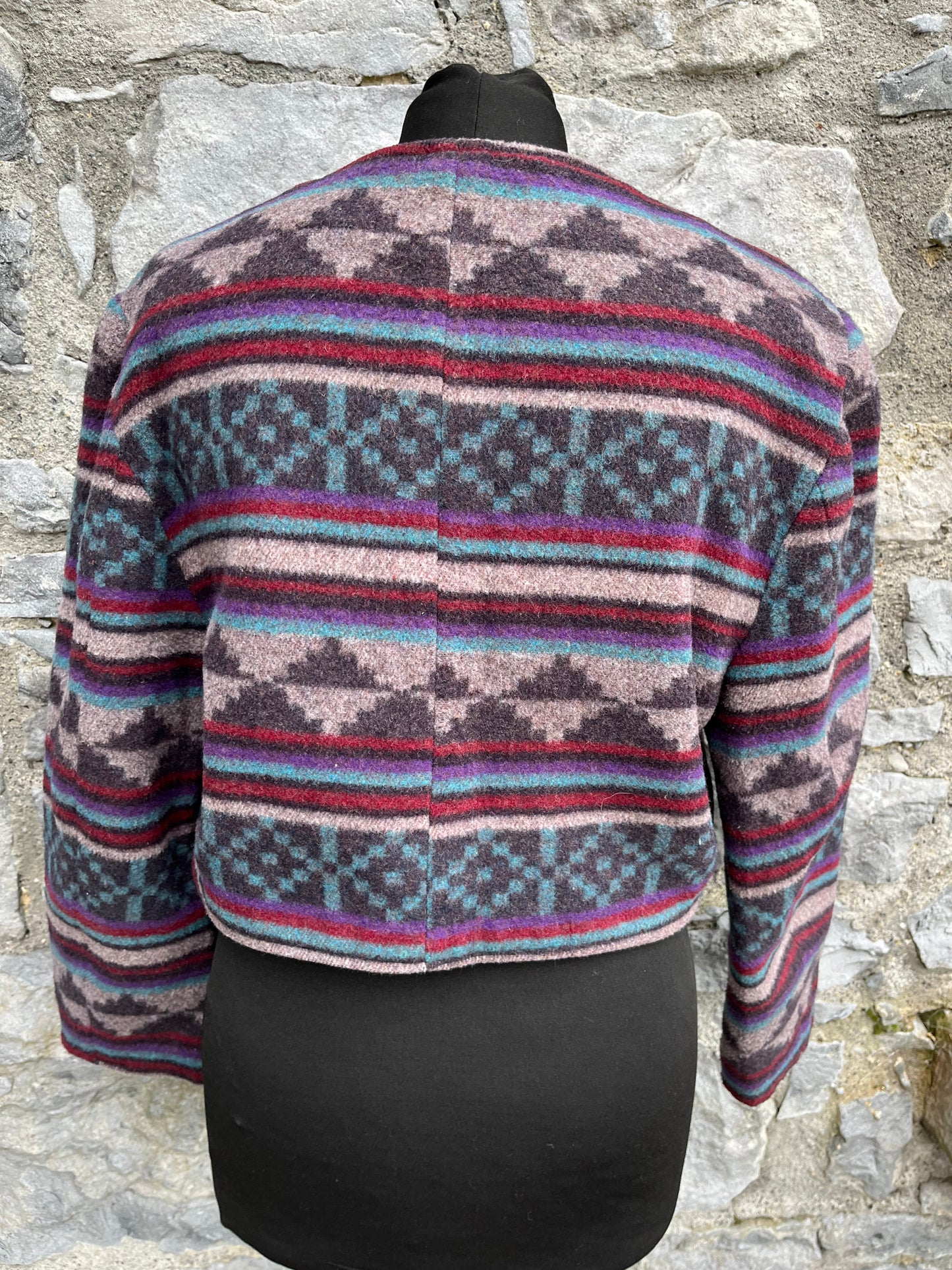 80s fleeces Aztec jacket uk 8-10