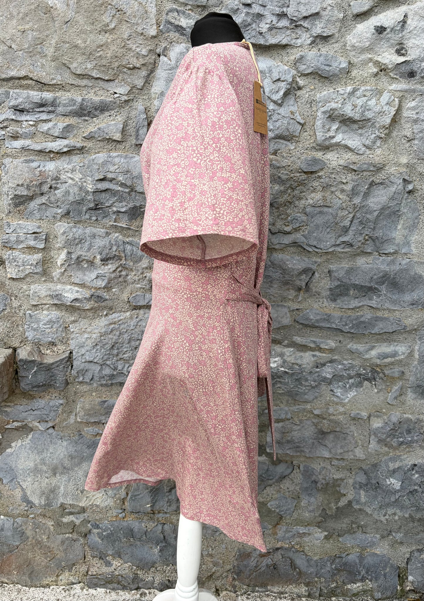 Pink dutsy floral print dress uk 18-20