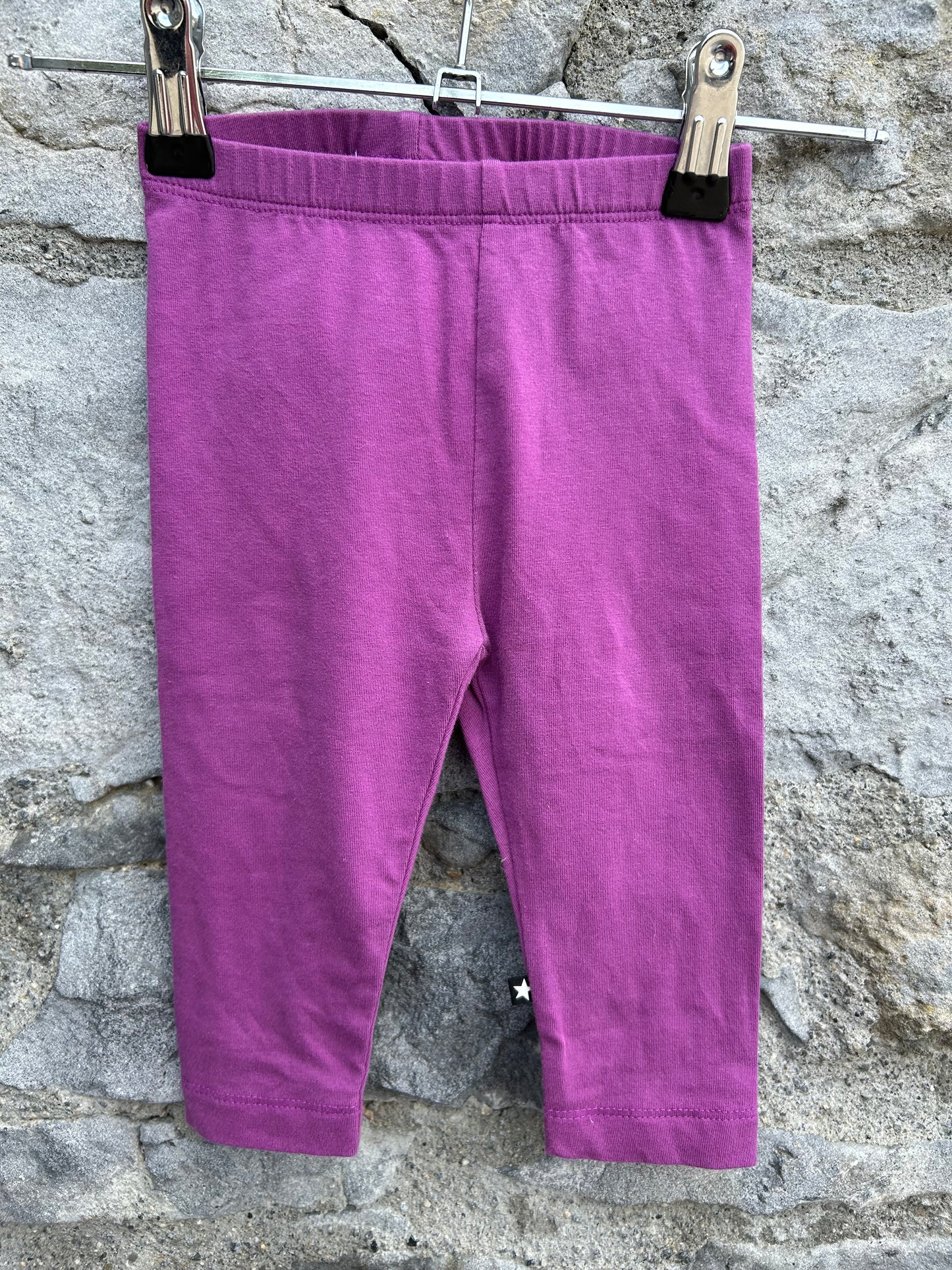 Purple leggings  6m (68cm)