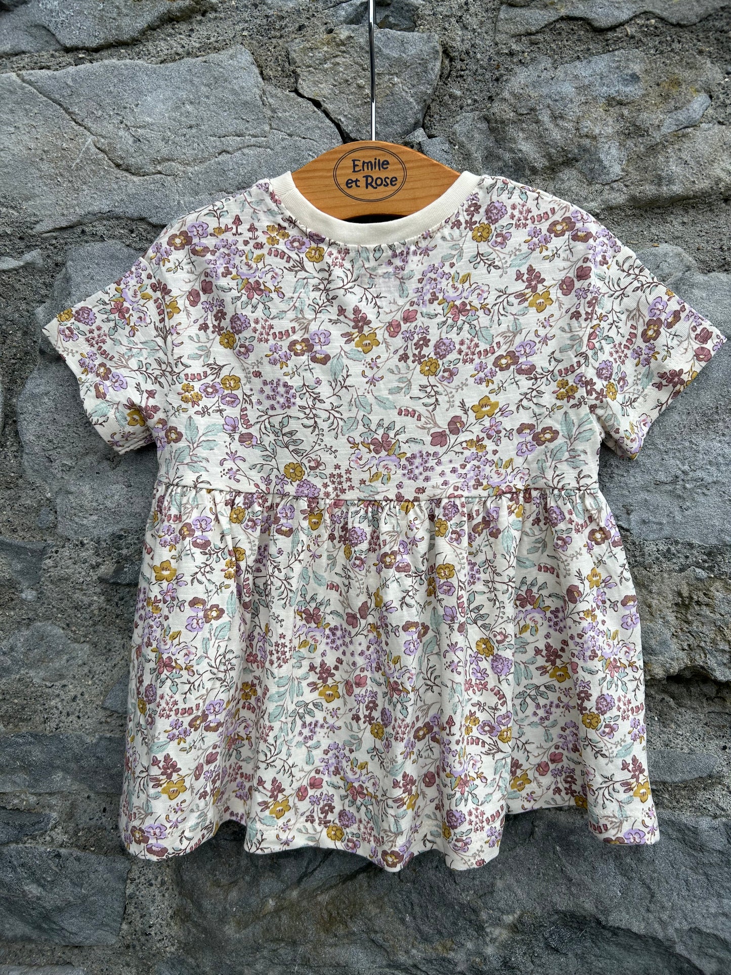 Small flowers dress  3-6m (62-68cm)