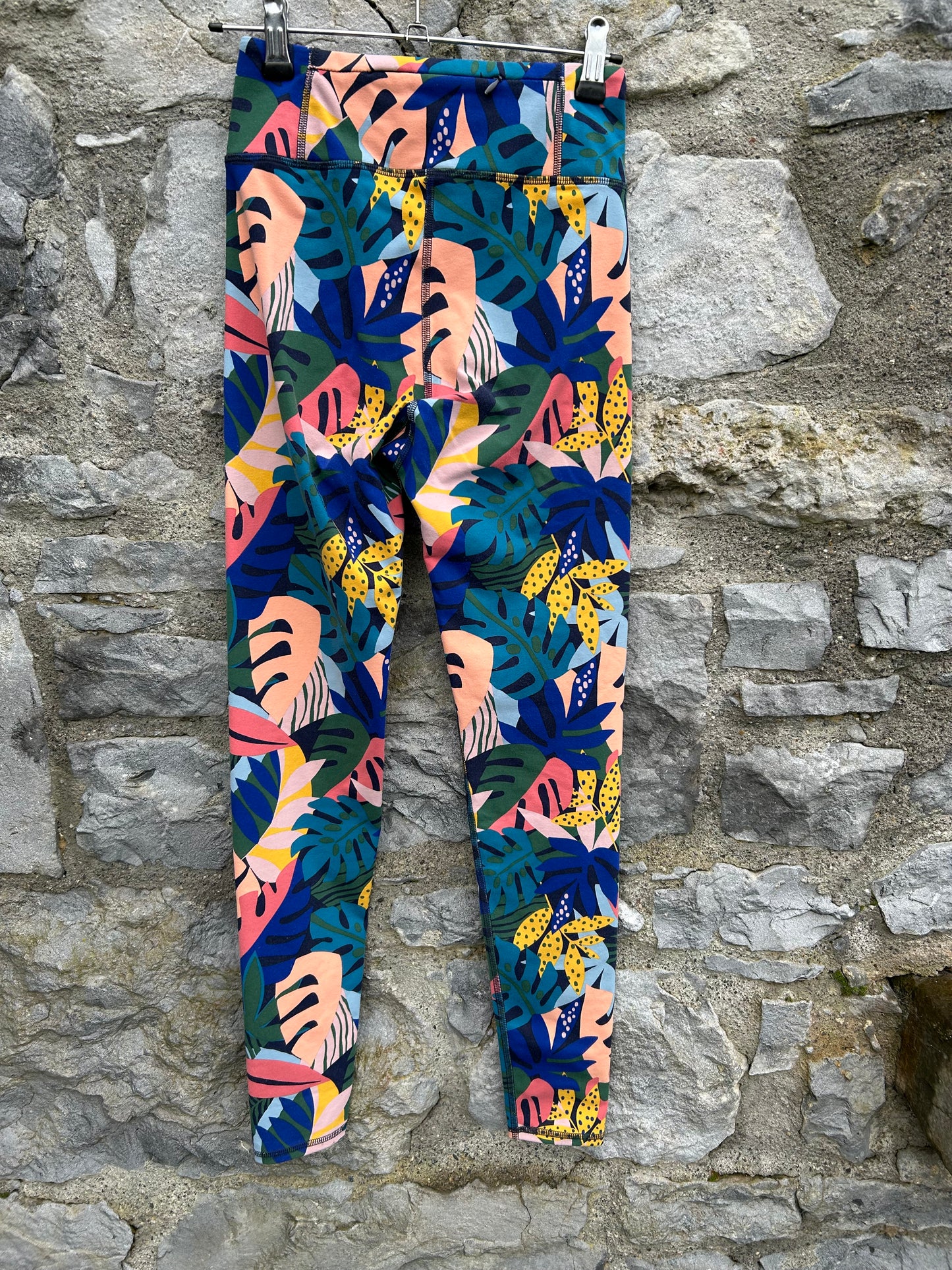 Jungle leaves leggings uk 4-6