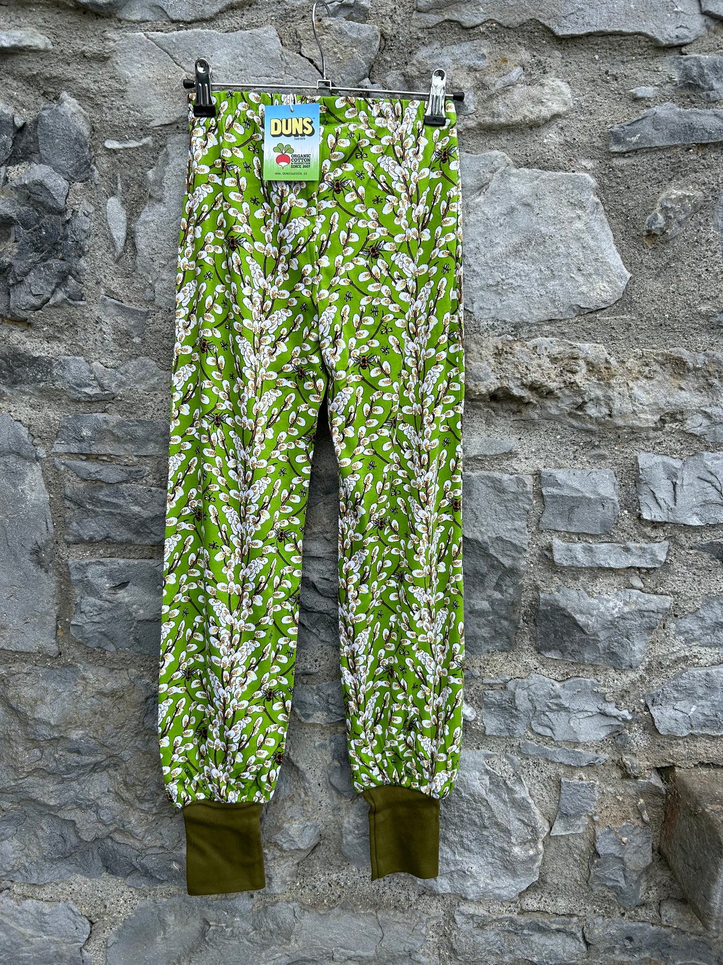 Green buds baggy pants  9-10y (134-140cm)