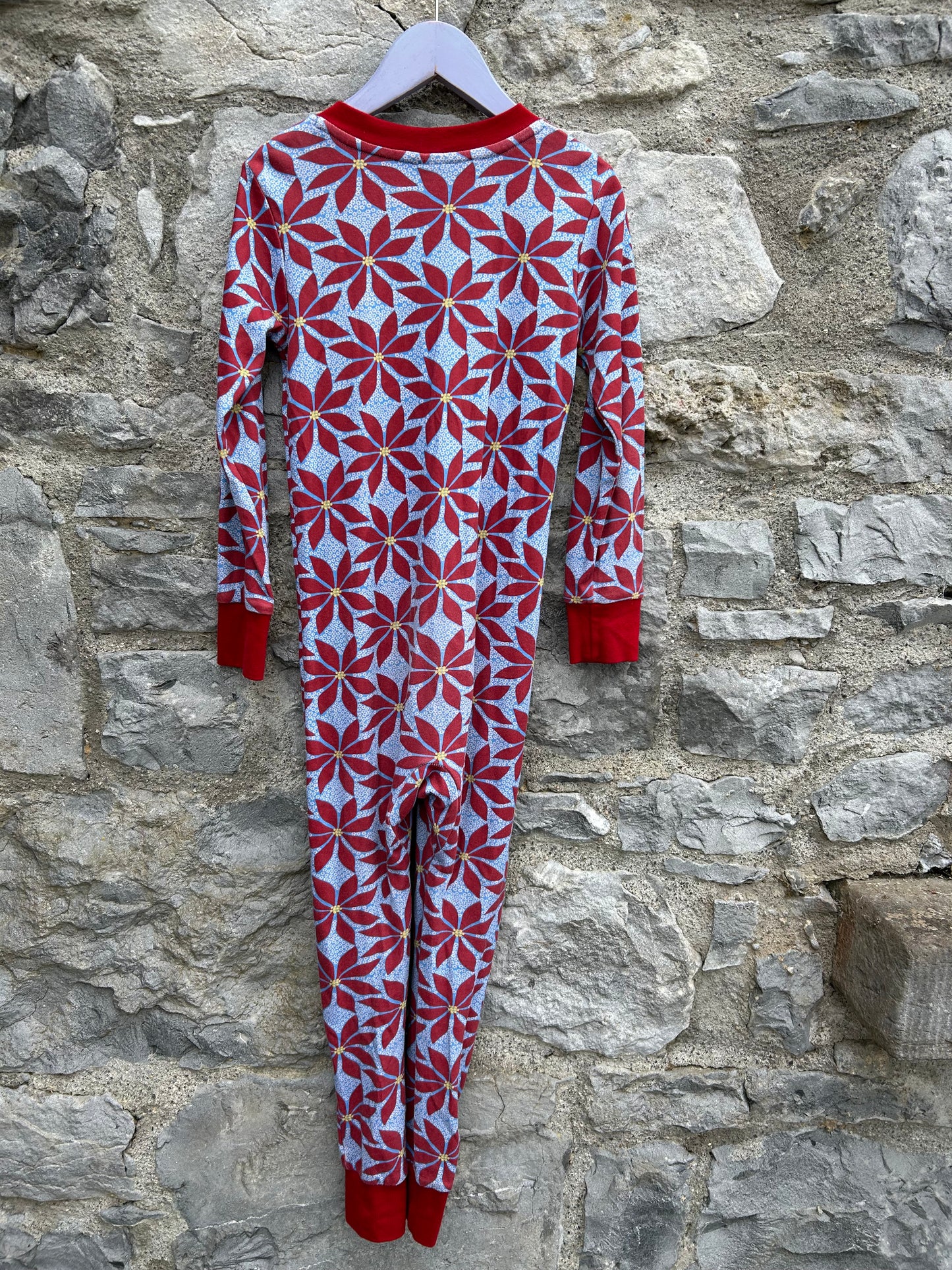 Poinsettia onesie  7-8y (122-128cm)