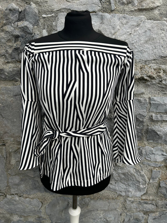 Black&white stripy top uk 6-8