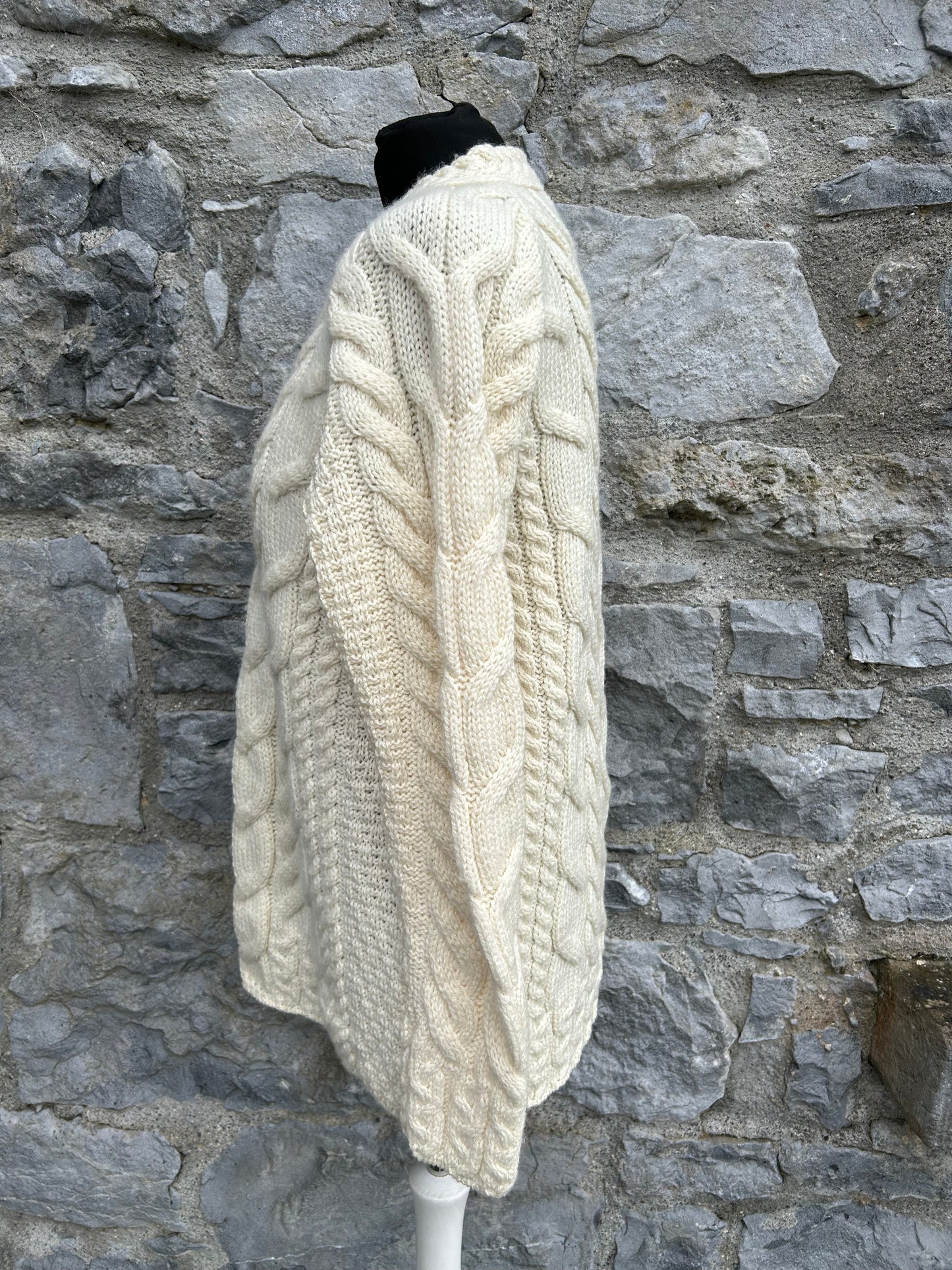Aran style cream jumper uk 18-20