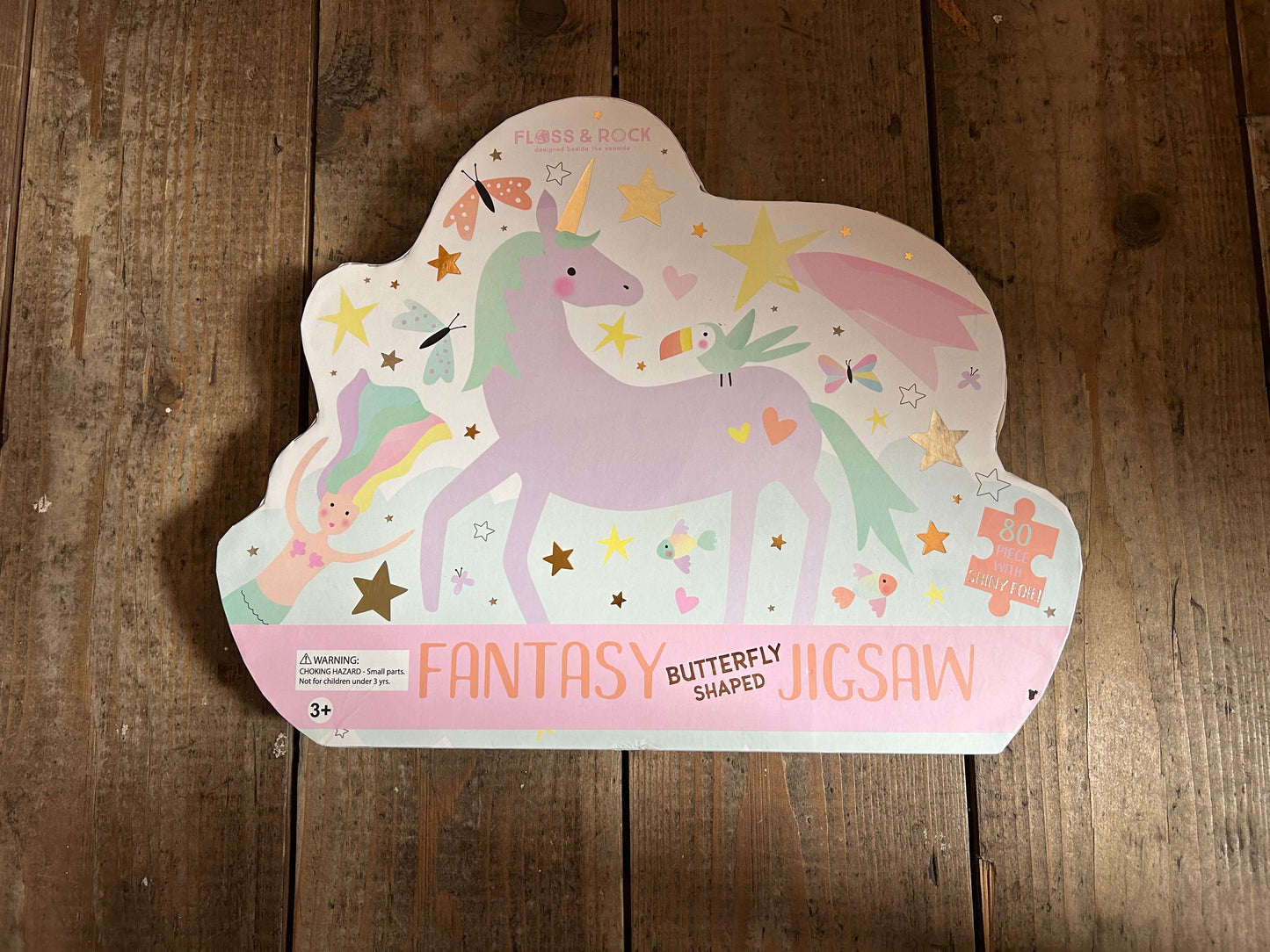 Fantasy butterfly shaped jigsaw