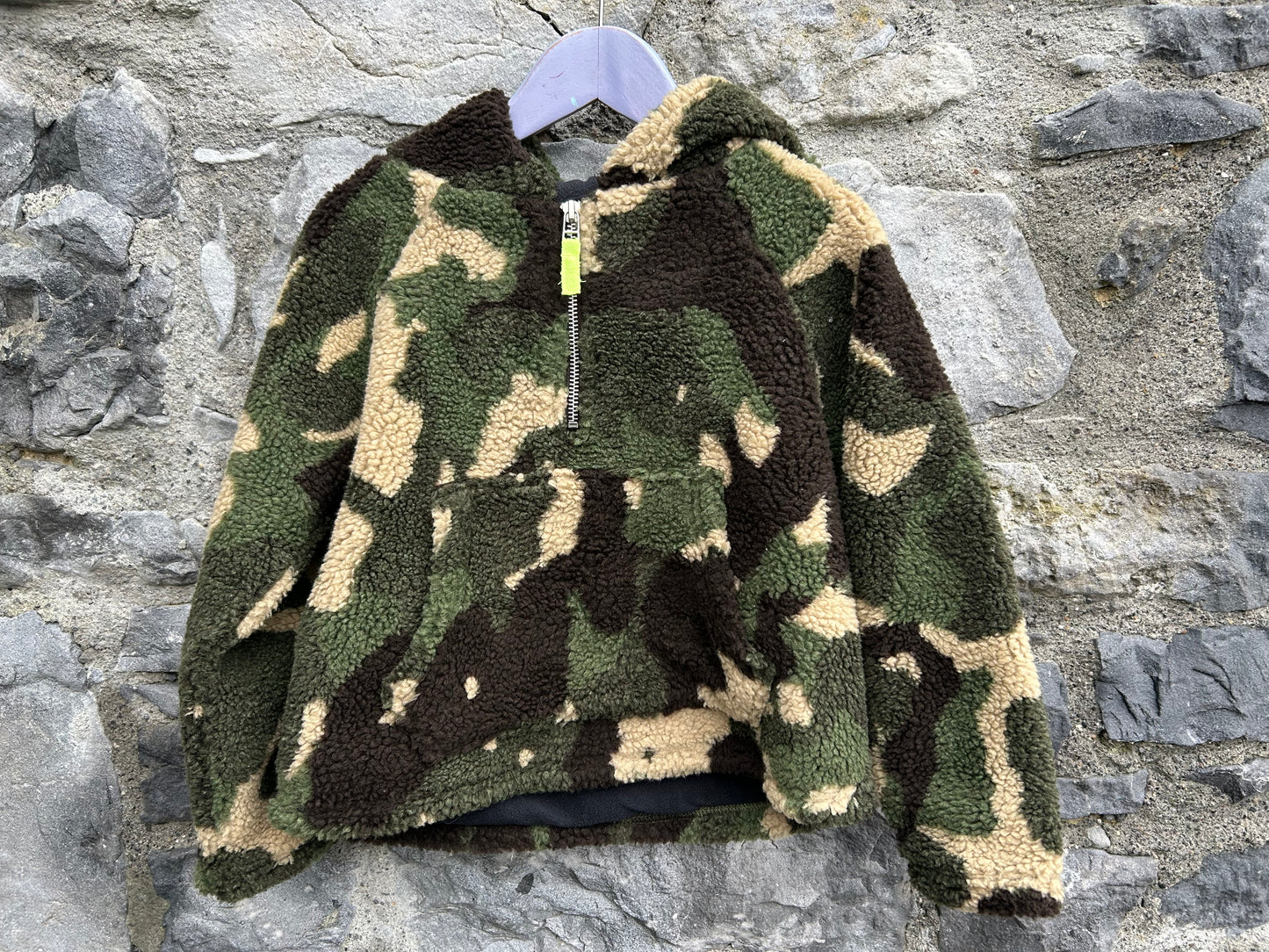 Camouflage thick fleece  7-8y (122-128cm)