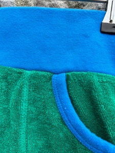 Blue&green terry skirt   9-10y (134-140cm)
