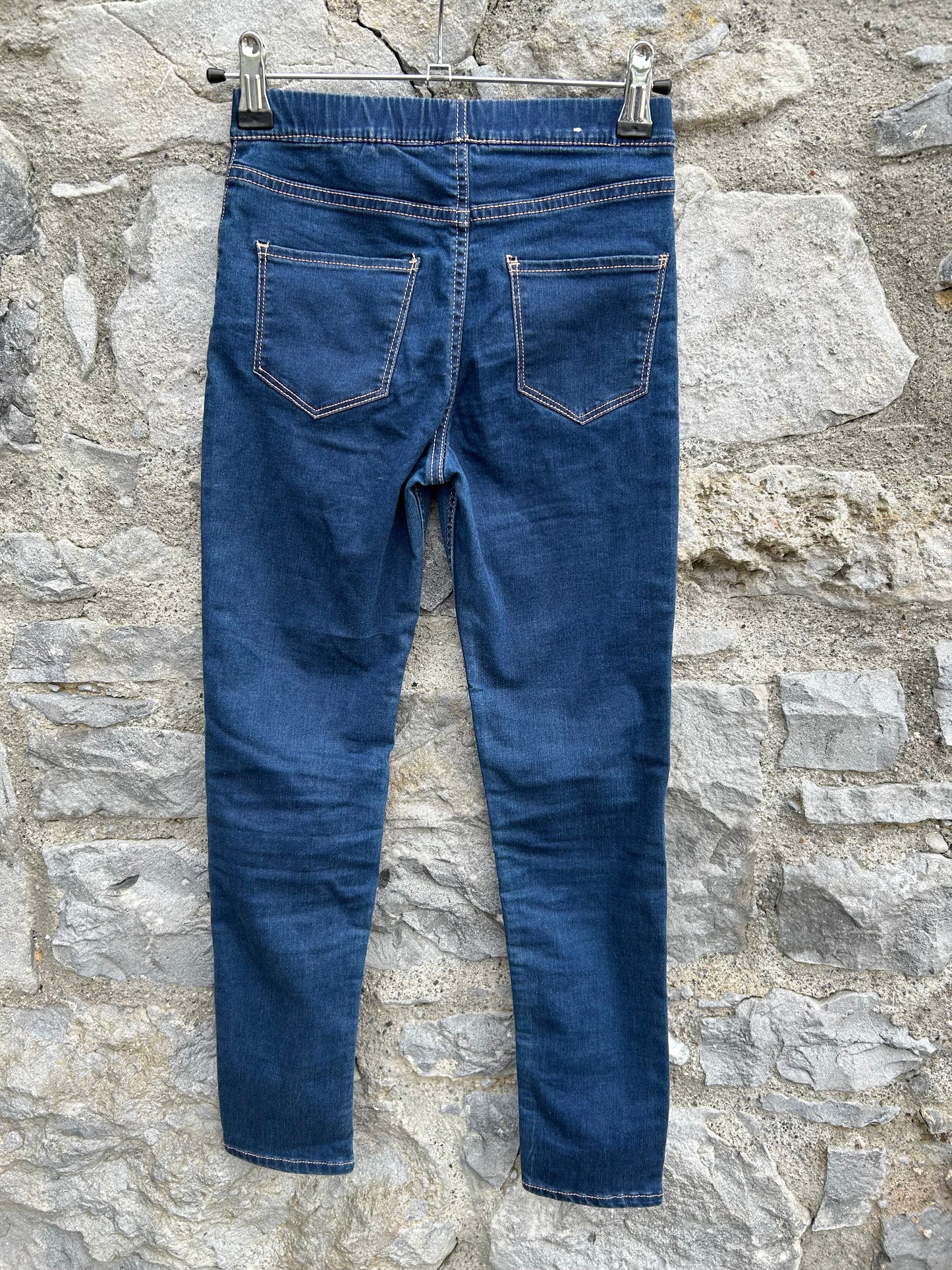Navy jeggings  9-10y (134-140cm)