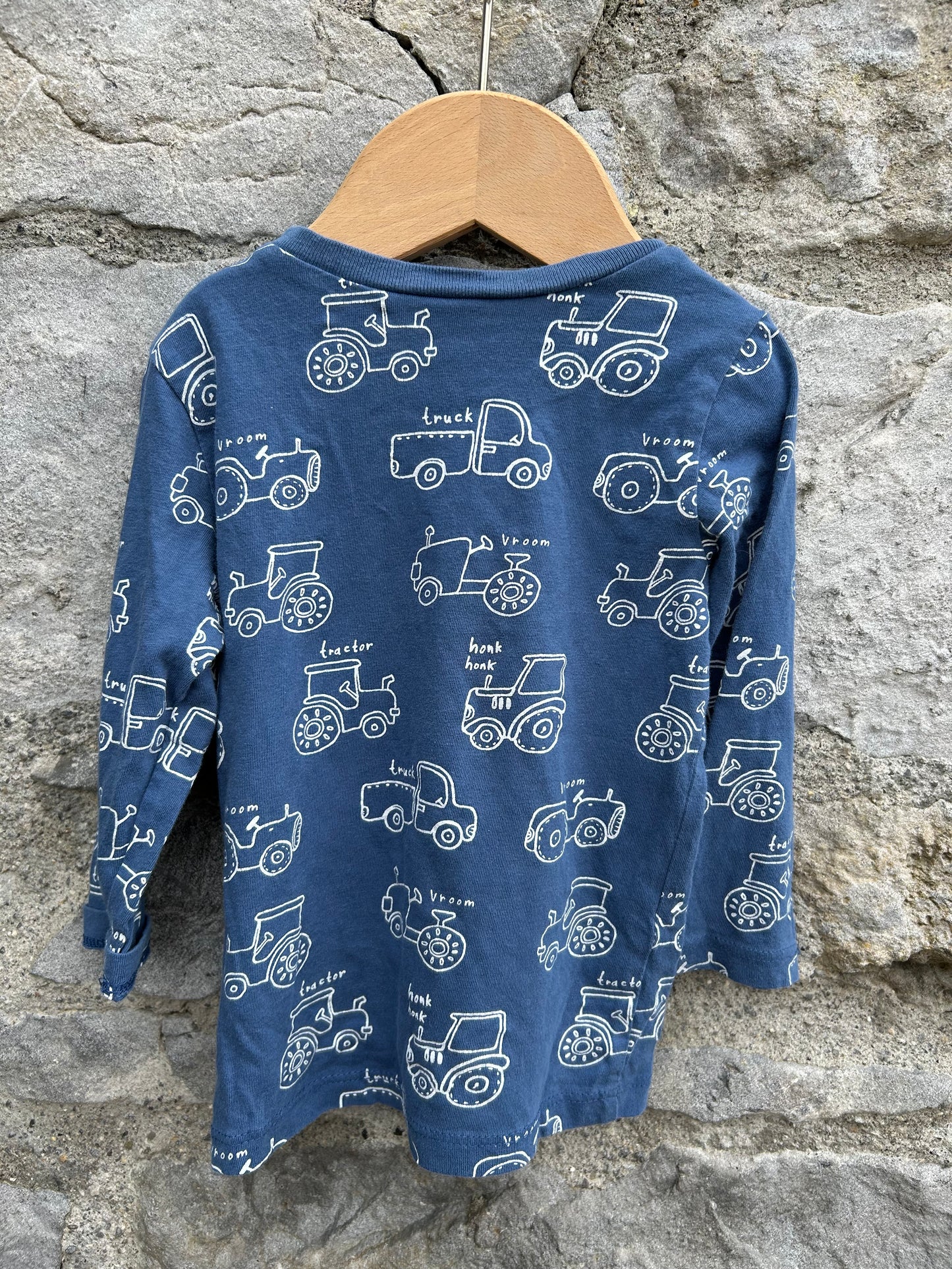 Navy tractor top  9-12m (74-80cm)