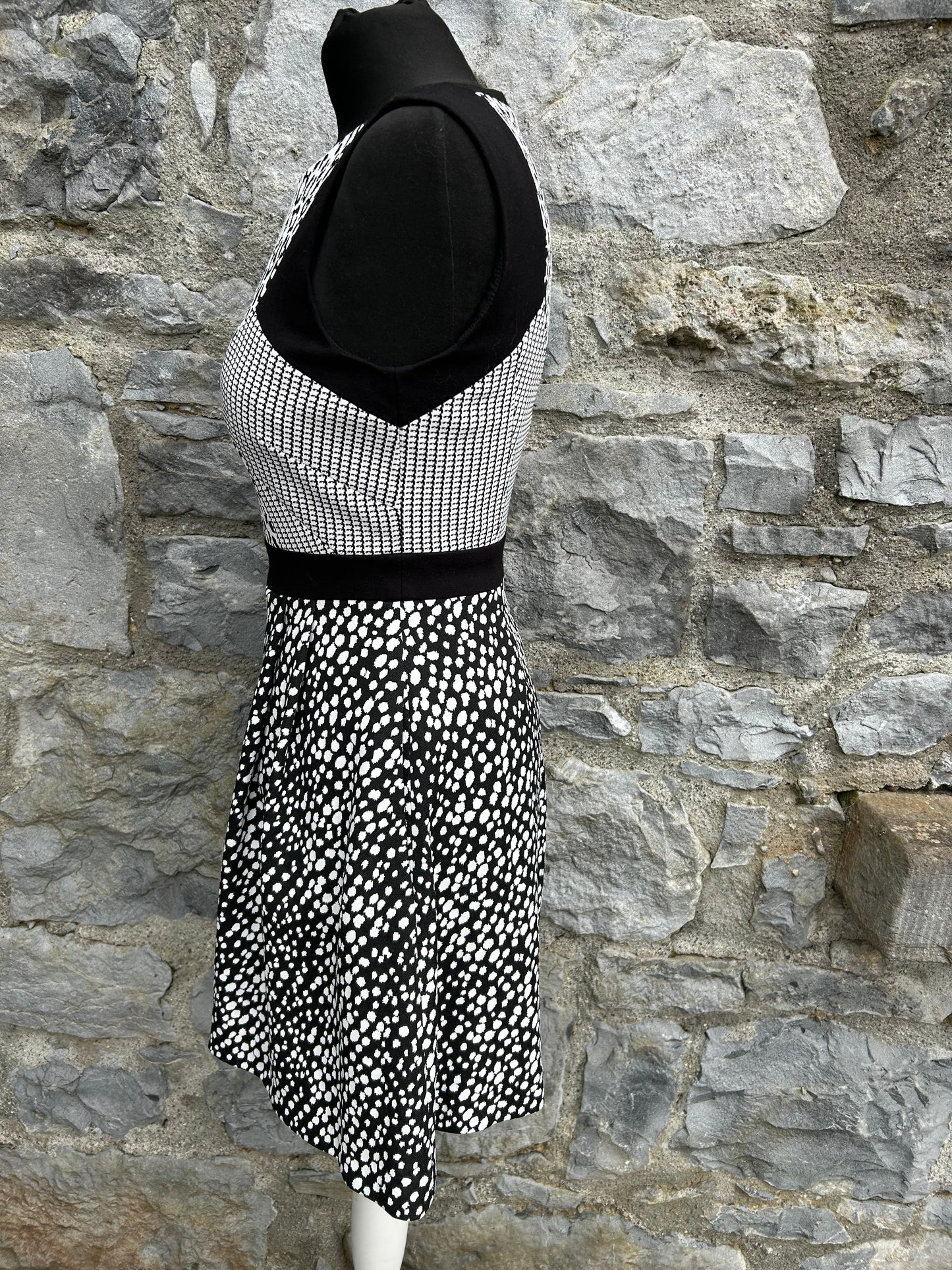 Black&white dress uk 8