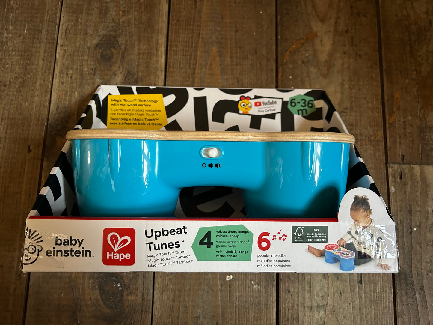 Baby Einstein magic touch drums Upbeat tunes
