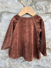 Load image into Gallery viewer, Brown velour tunic   9-12m (74-80cm)
