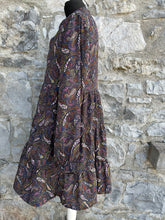 Load image into Gallery viewer, Paisley&amp;pattern dots dress uk 10-12
