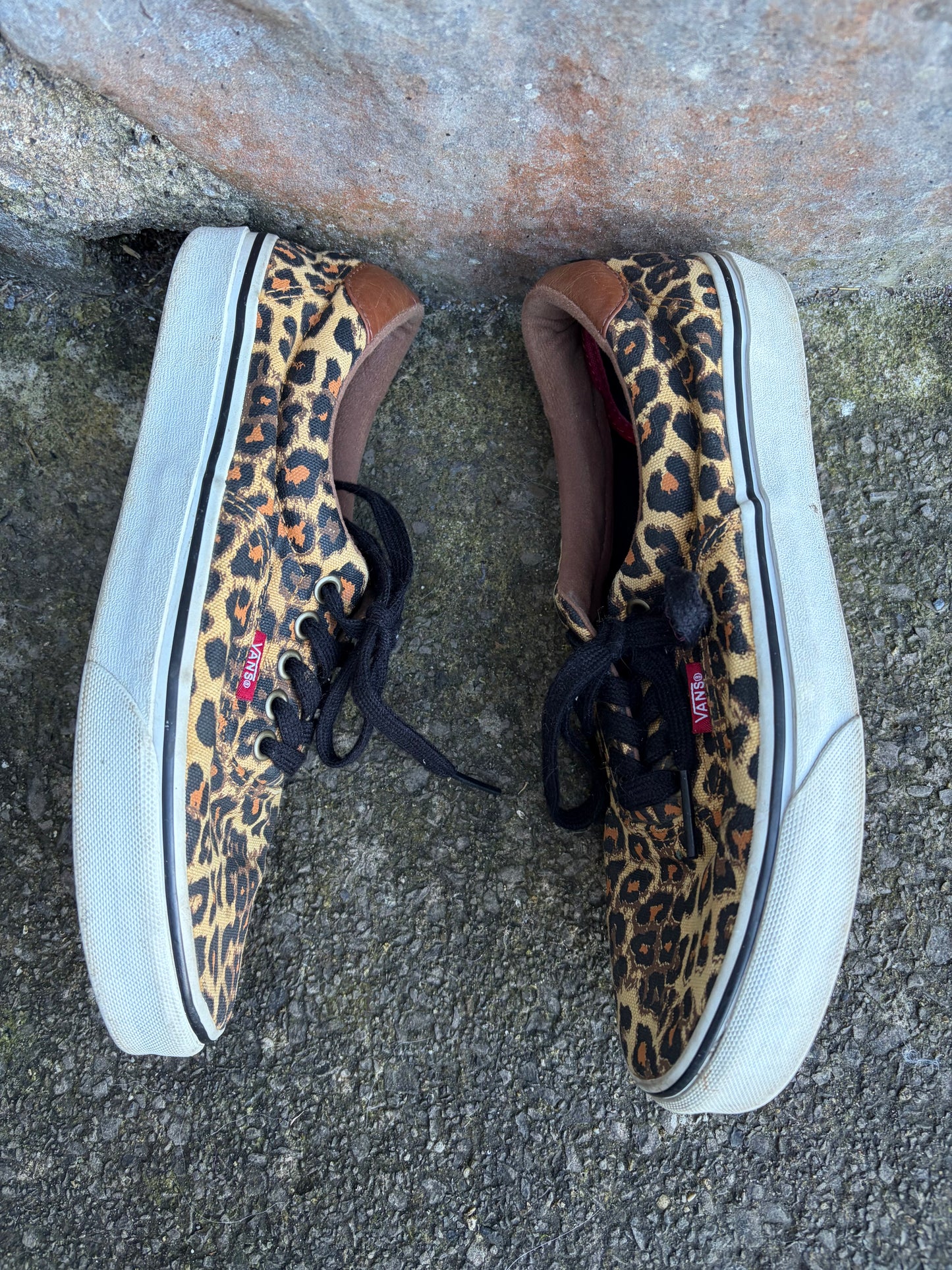 Vans Era 59 leopard print canvas sneakers  uk 6.5 (eu 40)