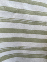 Load image into Gallery viewer, Khaki stripy dungarees 12-18m (80-86cm)
