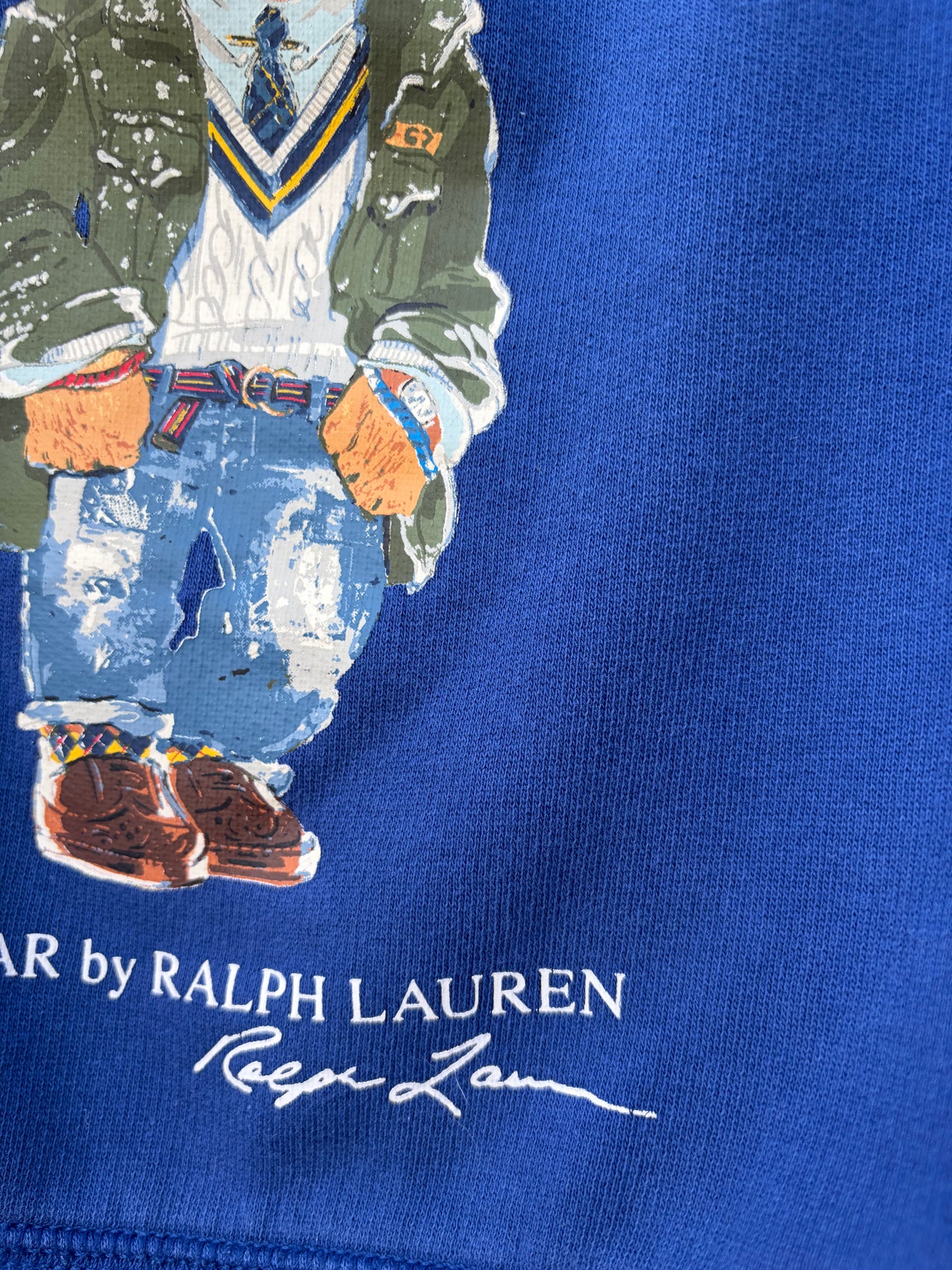 Bear blue sweatshirt 4y (104cm)