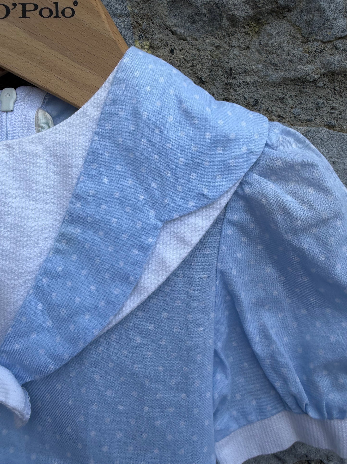 90s blue sailor dress 18m (86cm)