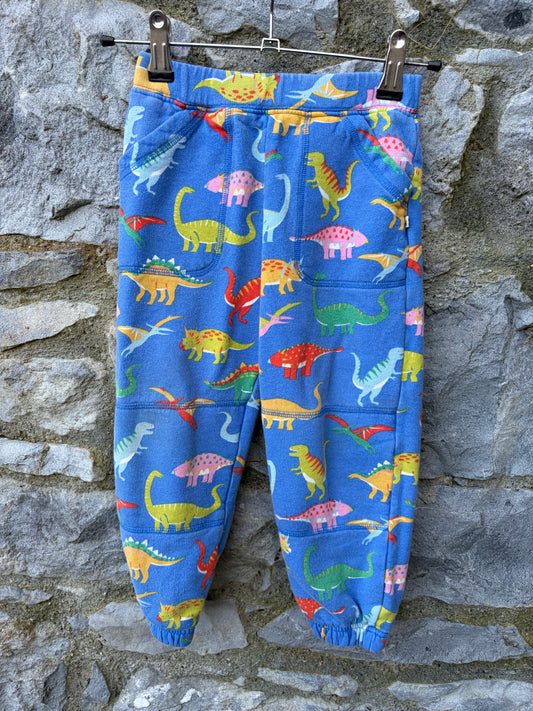 Dinosaurs blue sweat pants 4-5y (104-110cm)