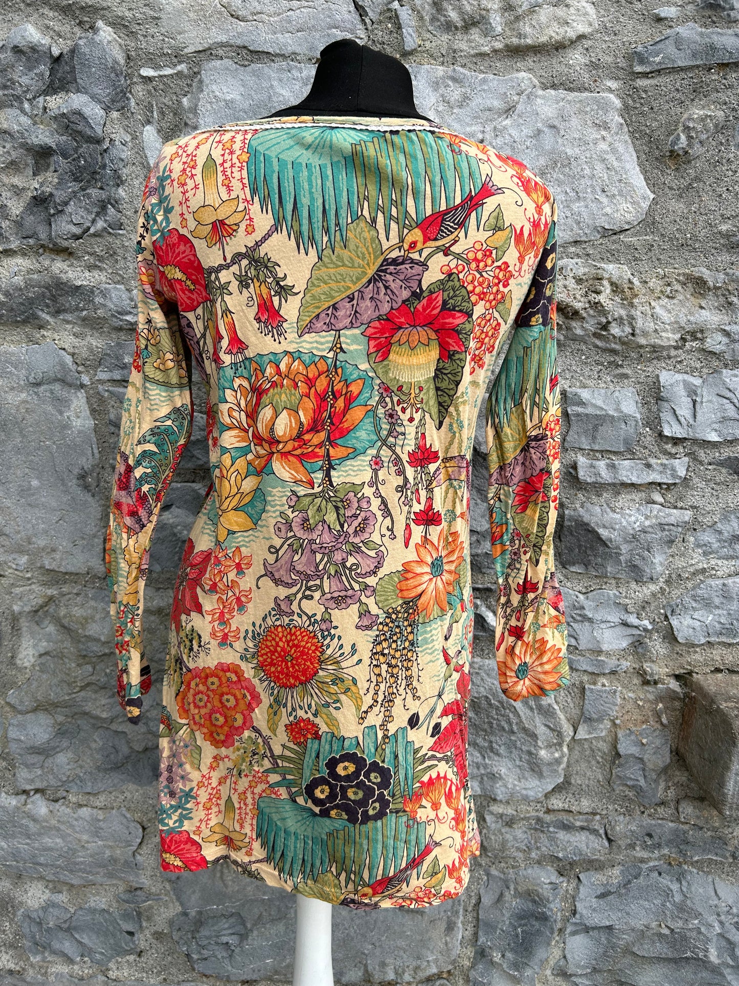 Tropical flowers tunic uk 12