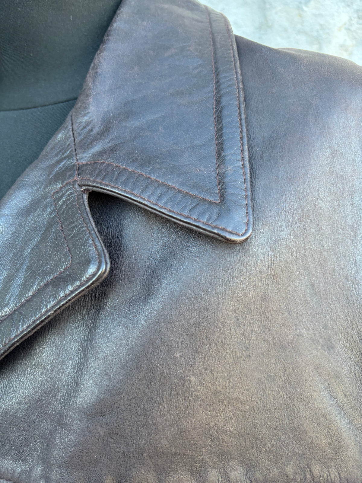 90s leather jacket Medium