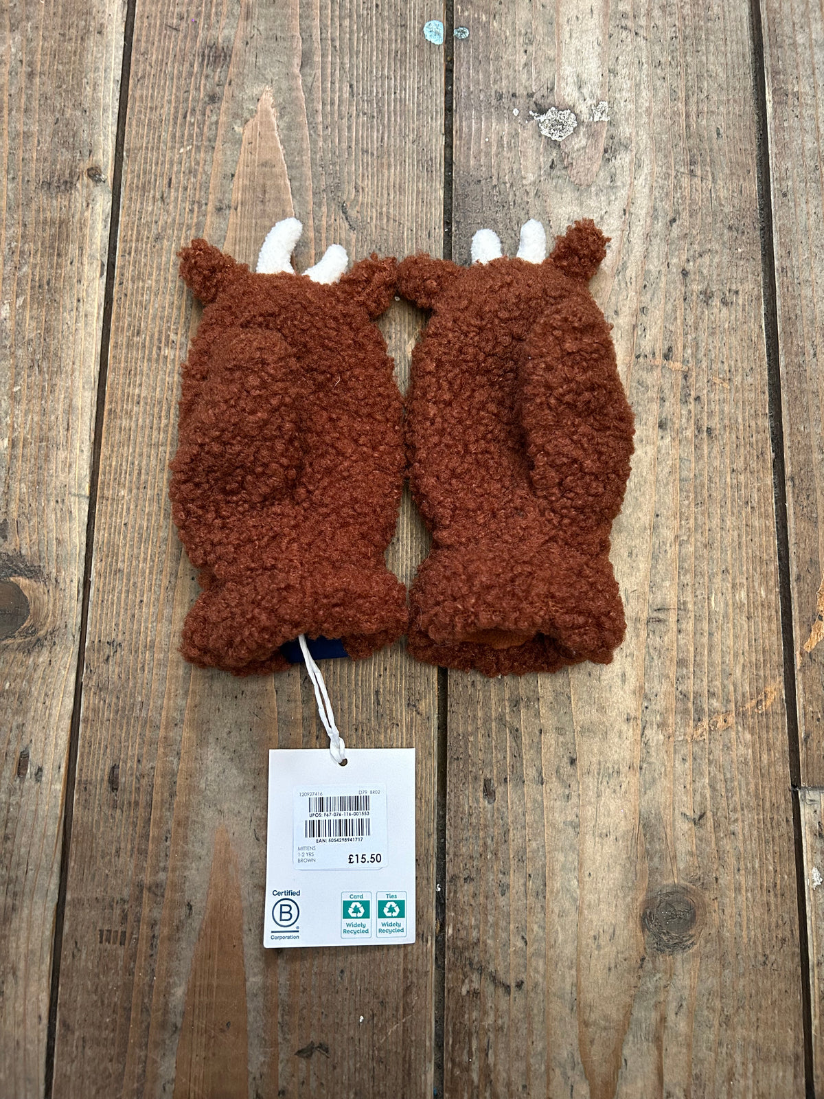 The gruffalo bord gloves 12-24m (80-92cm)