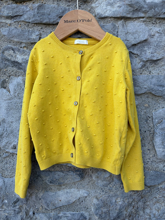 Yellow dotty cardigan  2-3y (92-98cm)