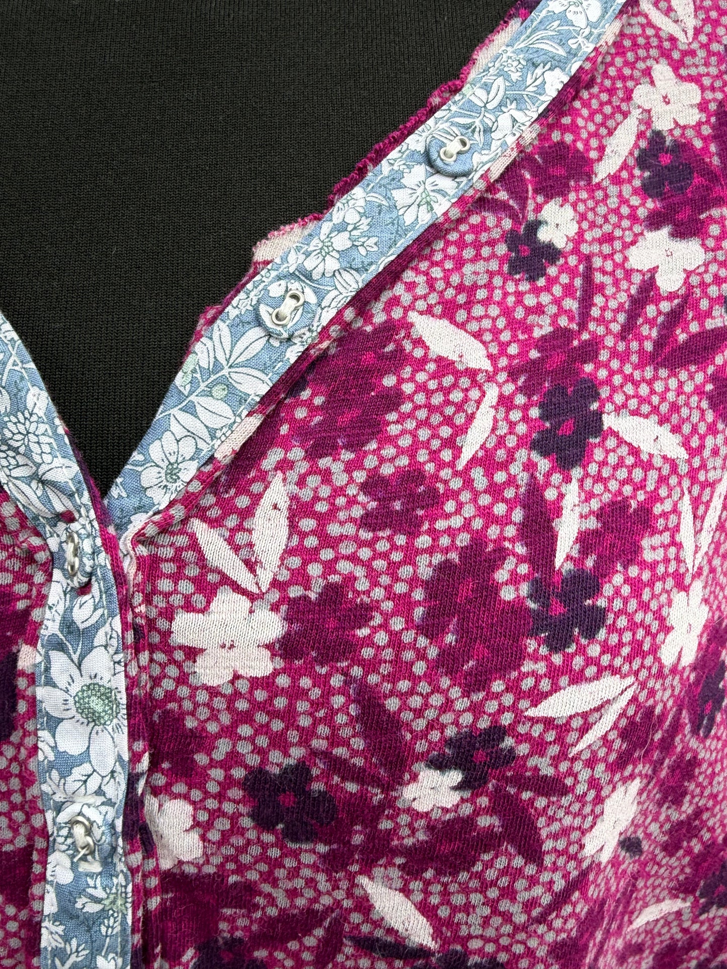 Pink Flowers&dots tops uk 12