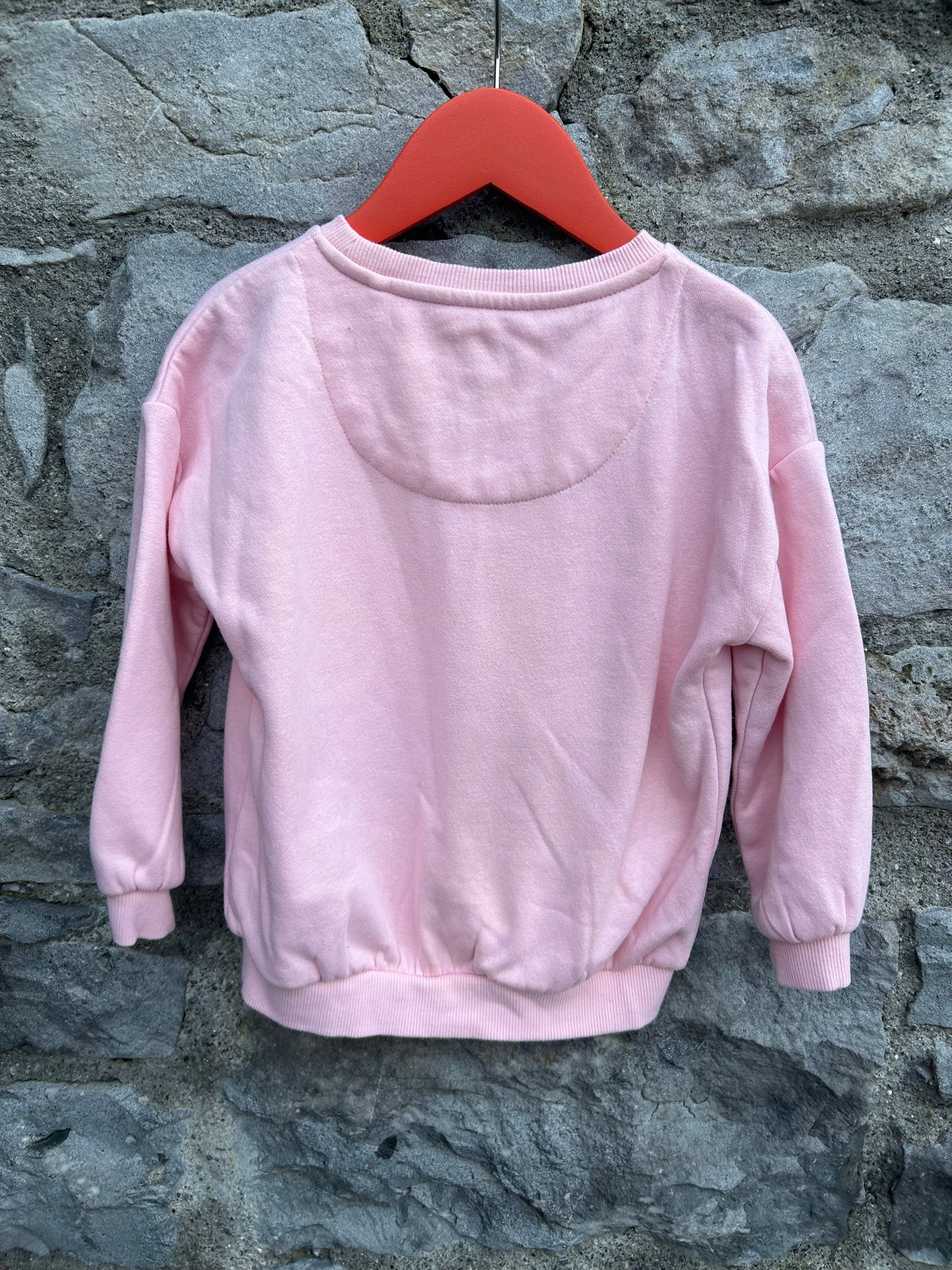 Merry& Bright pink sweatshirt   3-4y (98-104cm)