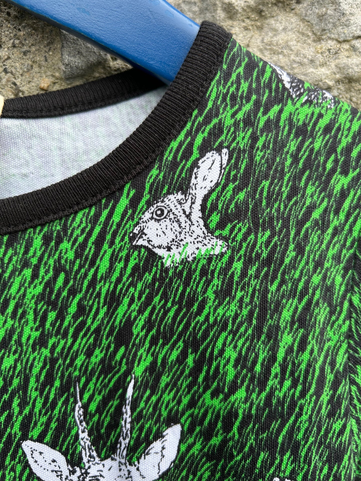 Hiding in the Grass green top  6y (116cm)