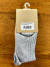 Load image into Gallery viewer, 2 pack dusty blue&amp;grey melange socks  uk 12-13.5 (eu 31-33)

