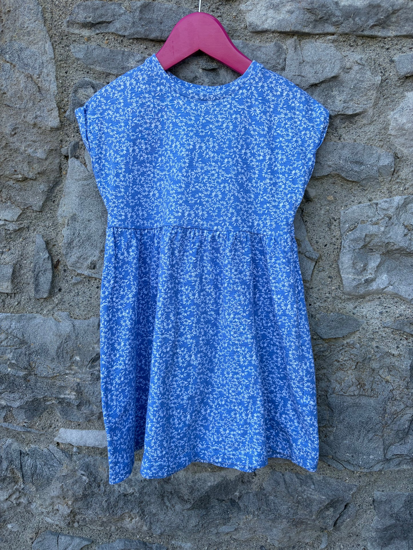 Blue floral dress  2-3y (92-98cm)