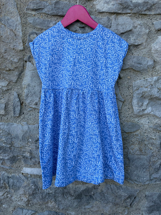 Blue floral dress  2-3y (92-98cm)