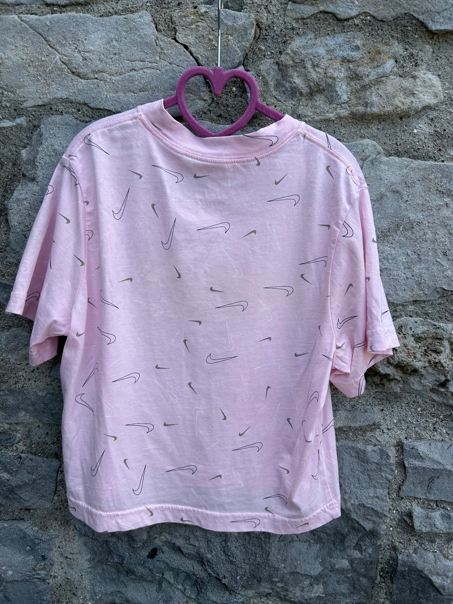 Pink logo T-shirt  8-9y (128-134cm)