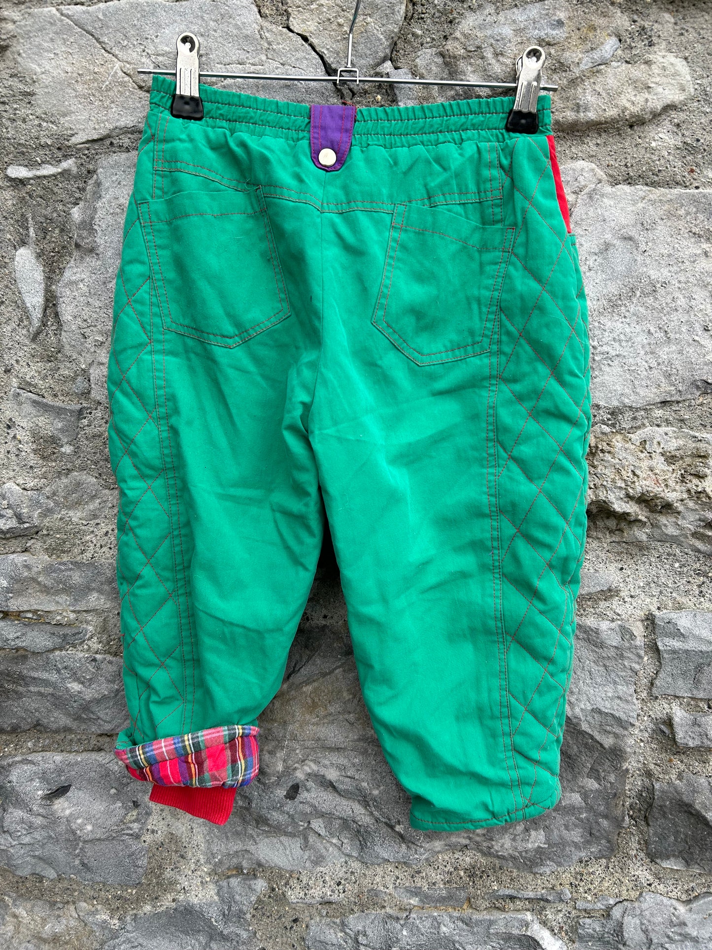 80s green winter pants 3y (98cm)